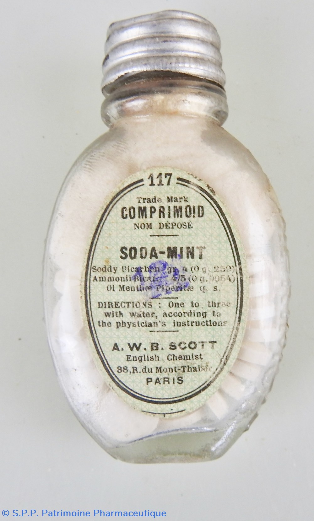 SODA-MINT Comprimoïd science pharmacie soda mint comprimoid