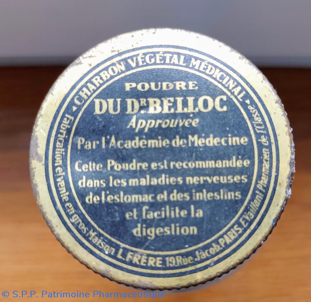POUDRE DU DOCTEUR BELLOC ( Charbon) science poudre du docteur belloc charbon