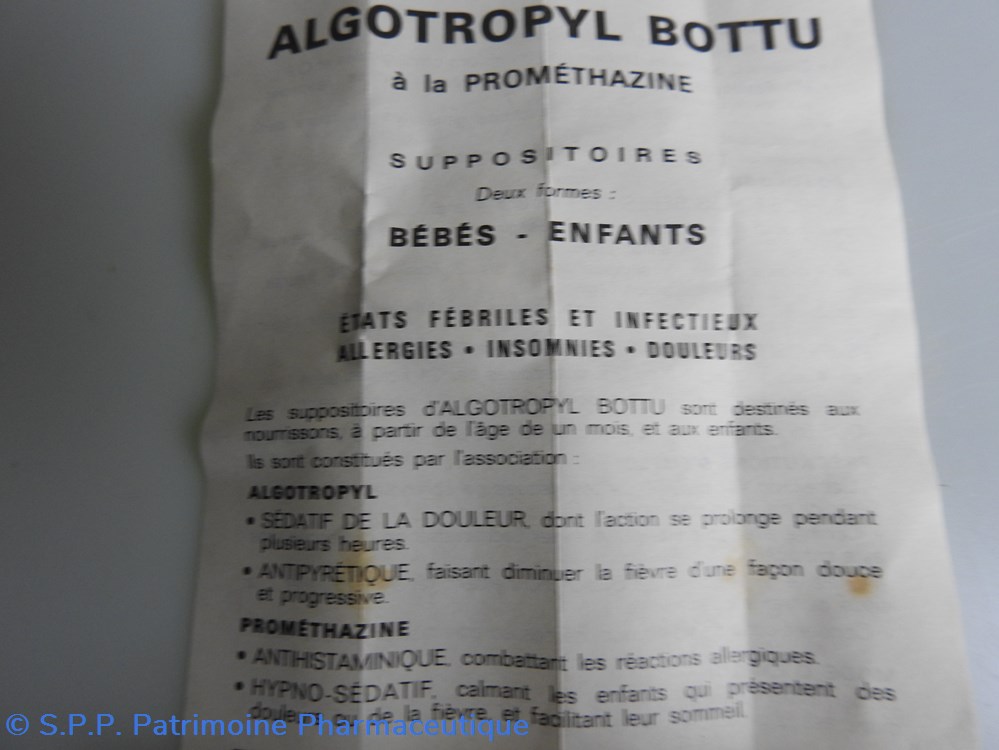 science pharmacie algotropyl bottu suppositoires enfants