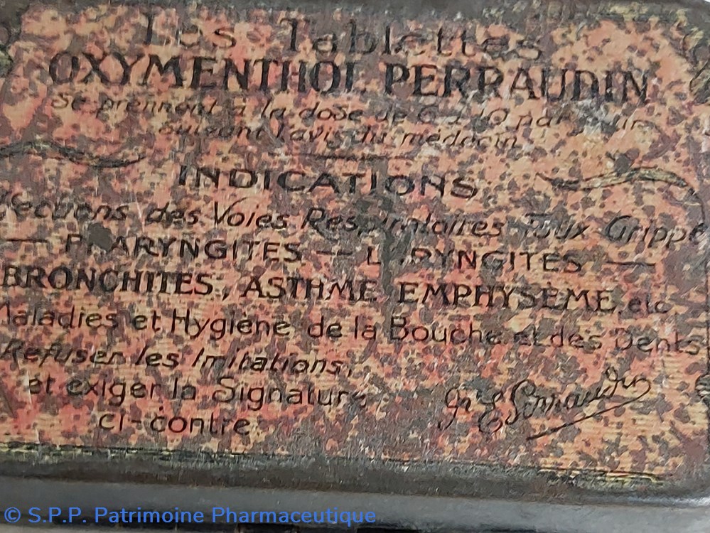 OXYMENTHOL PERRAUDIN Tablettes 5 science pharmacie oxymenthol perraudin tablettes