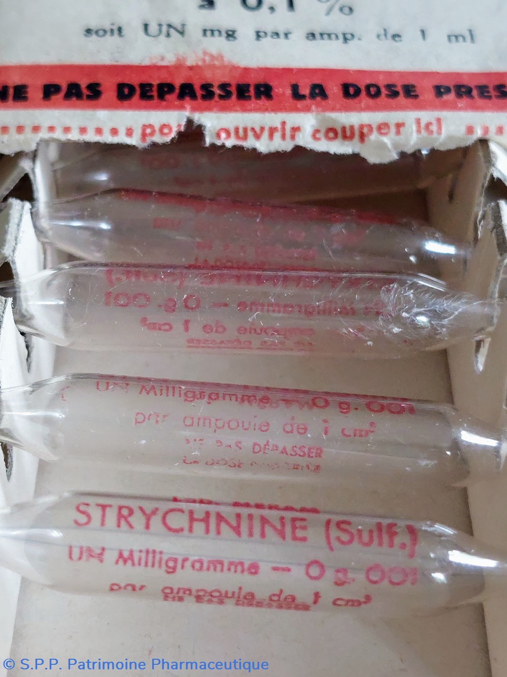 science pharmacie sulfate de strychnine a 0 1 ampoules 1 ml
