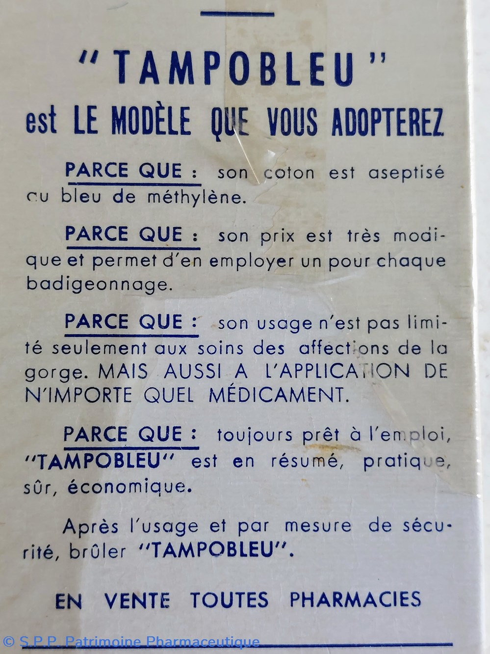 science pharmacie tampobleu 20 badigeons