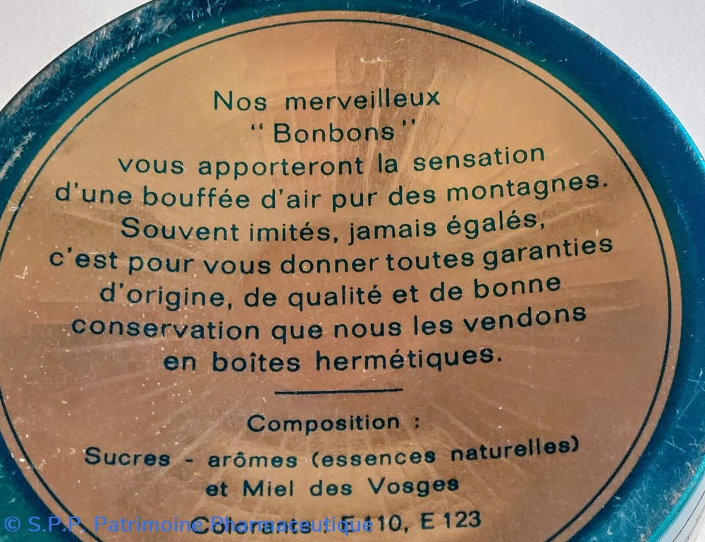 SUC DES VOSGES " Bonbons LA VOSGIENNE" 3 science suc des vosges bonbons la vosgienne