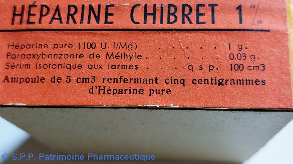 science pharmacie collyre heparine chibret 1 ampoules 5 cm3