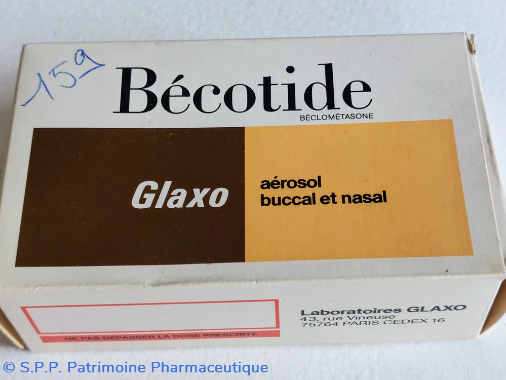 BÉCOTIDE ( Aérosol buccal et nasal) science becotide aerosol buccal et nasal
