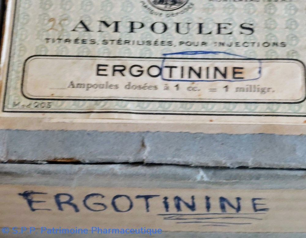 science pharmacie 25 ampoules ergotinine darrasse