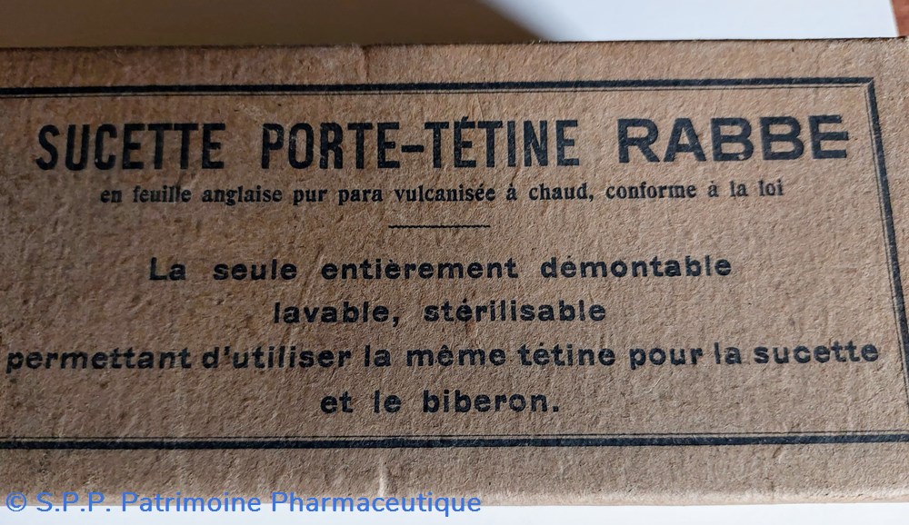 Sucette porte - tétine RABBE 4 science pharmacie sucette porte tetine rabbe