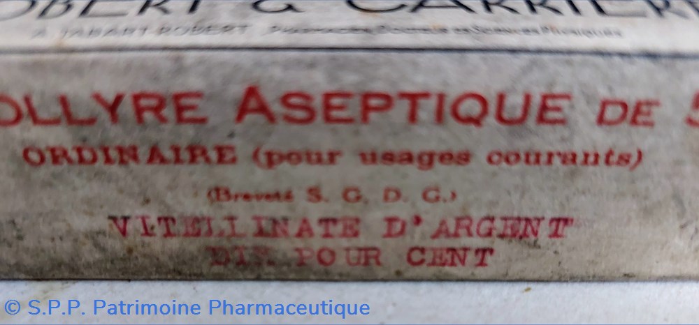 science pharmacie collyre aseptique vitelinate argent 10