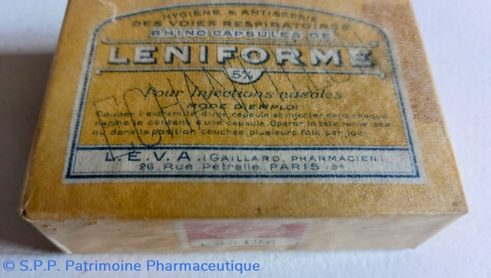 LENIFORME ( capsules) injections nasales 4 science leniforme capsules injections nasales