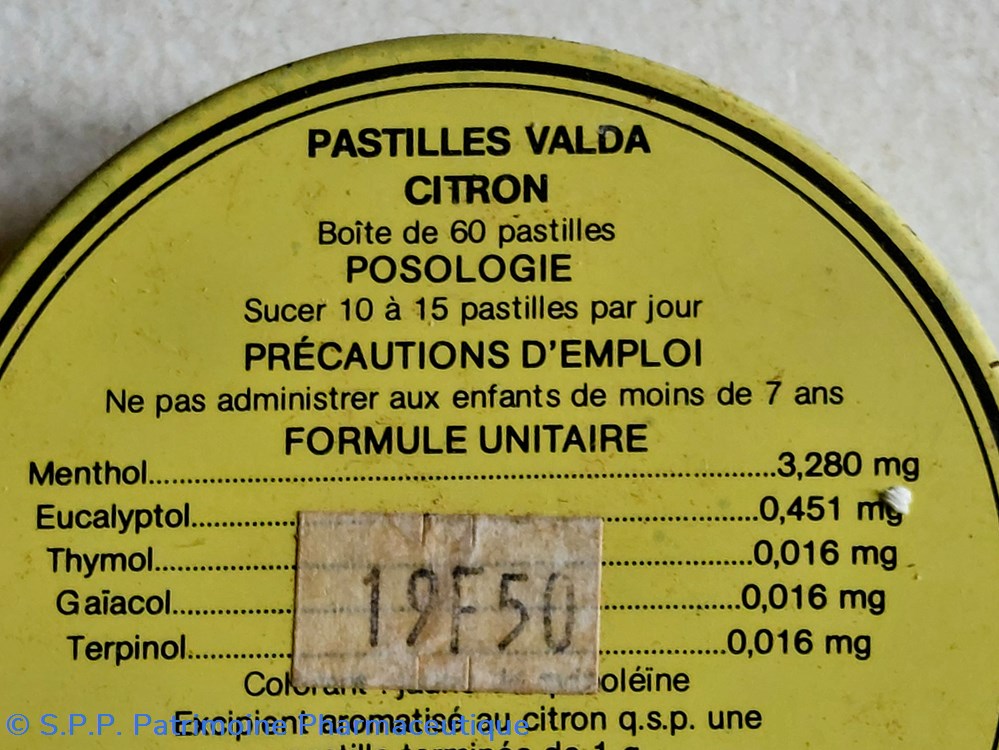 science pharmacie valda pastilles citron