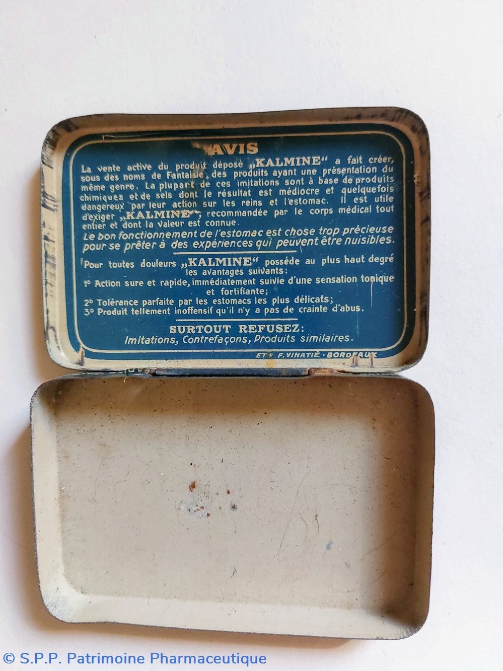 KALMINE MÉTADIER boîte de 6 CACHETS 8 science pharmacie kalmine metadier boite de 6 cachets