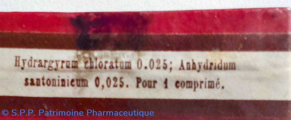 VERMIFUGE NOËL "MARQUER"-Pour enfants 3 science pharmacie vermifuge noel marquer pour enfants