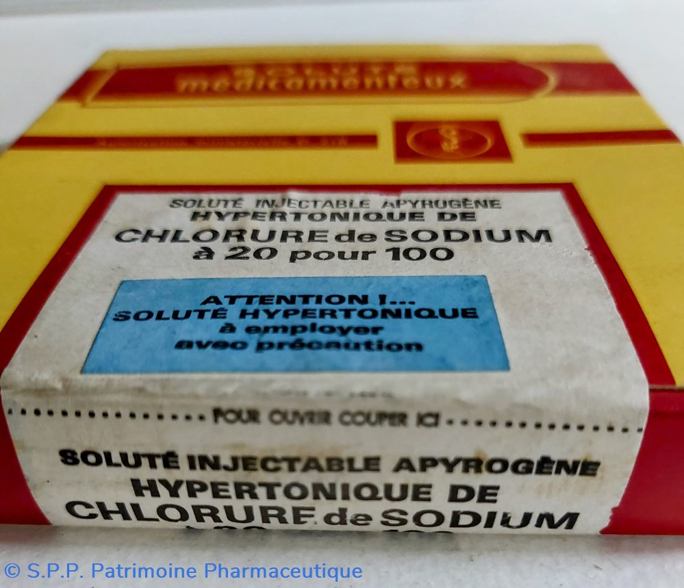 6 ampoules 10 ml CHLORURE DE SODIUM à 20 % 2 science pharmacie 6 ampoules 10 ml chlorure de sodium a 20