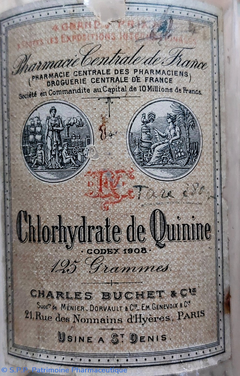 Chlorhydrate de Quinine 125 Grammes 4 science pharmacie chlorhydrate de quinine 125 grammes