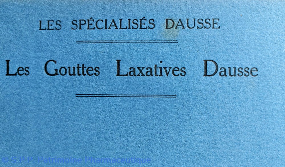 Les " Spécialisés DAUSSE" Gouttes laxatives 2 science pharmacie les specialises dausse gouttes laxatives