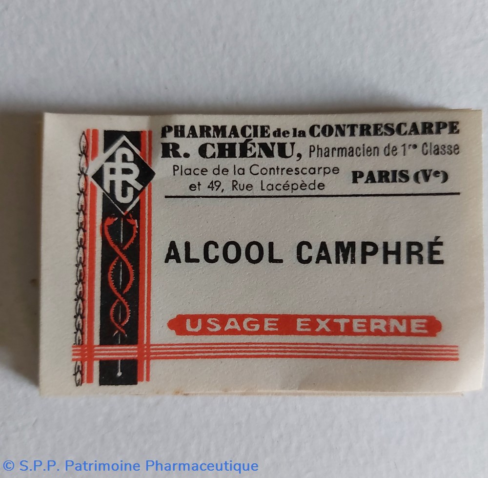 Étiquettes Pharmacie de La CONTRESCARPE 5 science etiquettes pharmacie de la contrescarpe