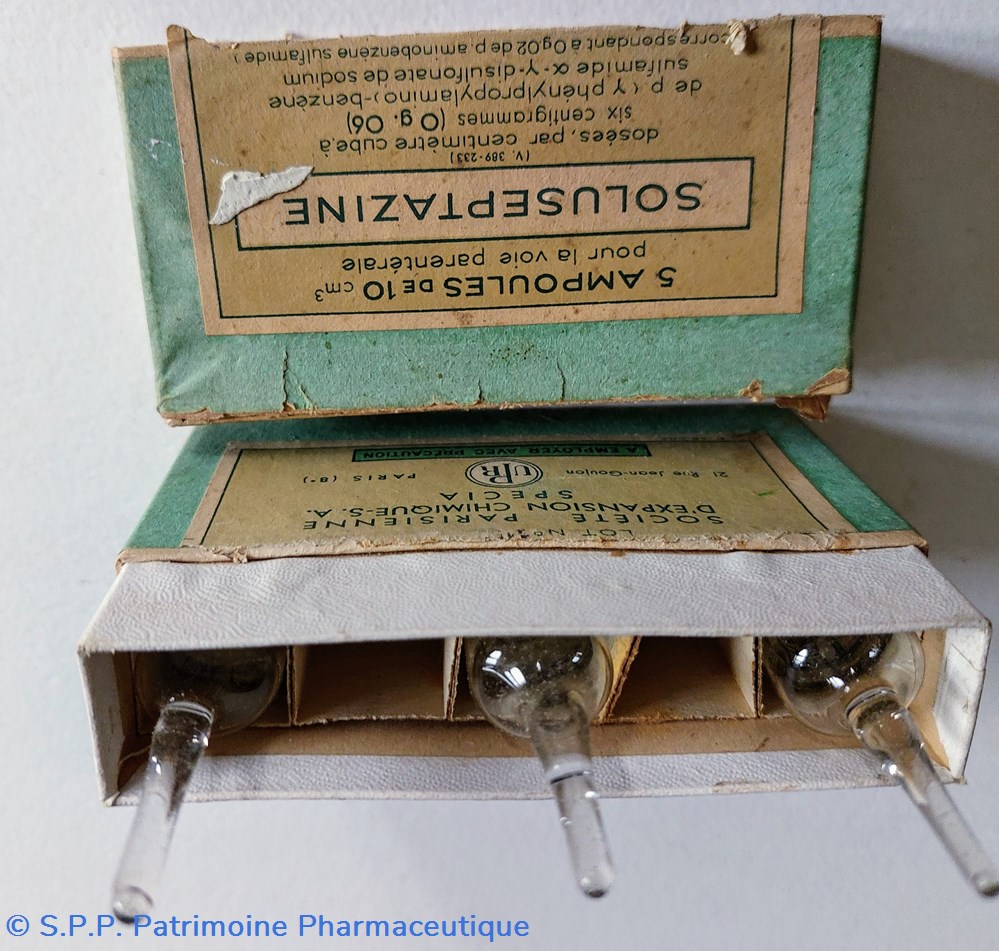 science soluseptazine ampoules par voie parenterale