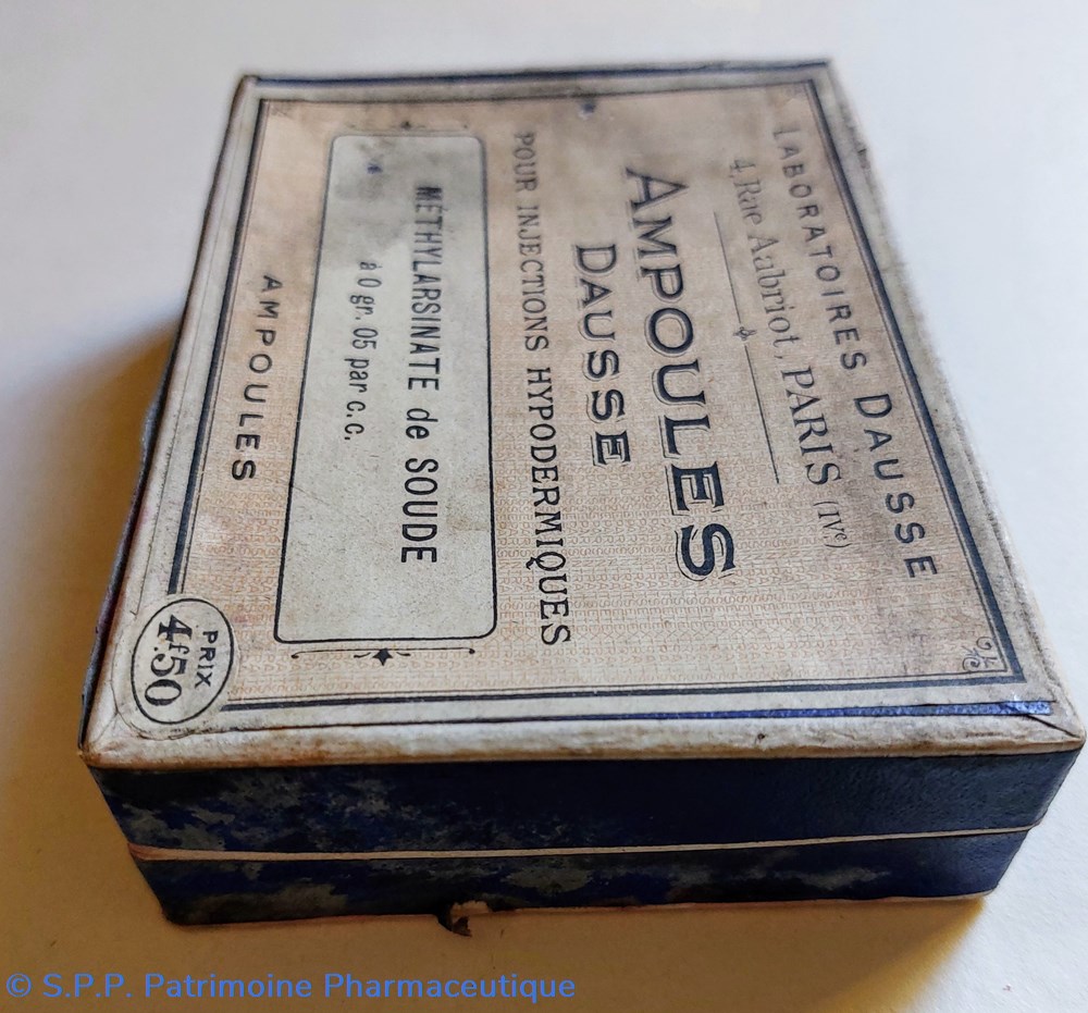 MÉTYLARSINATE DE SOUDE Ampoules DAUSSE 4 science pharmacie metylarsinate de soude ampoules dausse