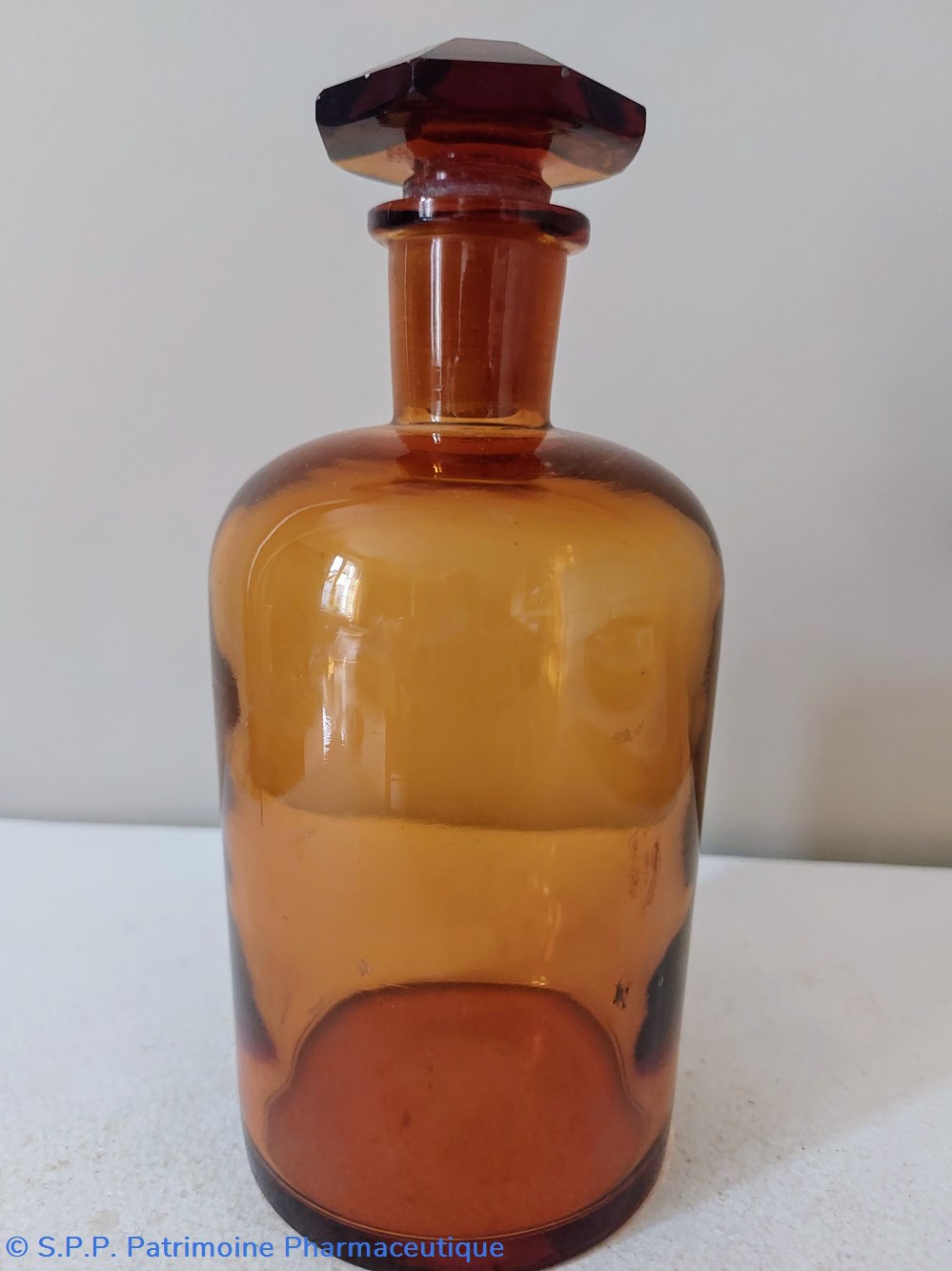 science pharmacie flacon 19 cm verre ambre