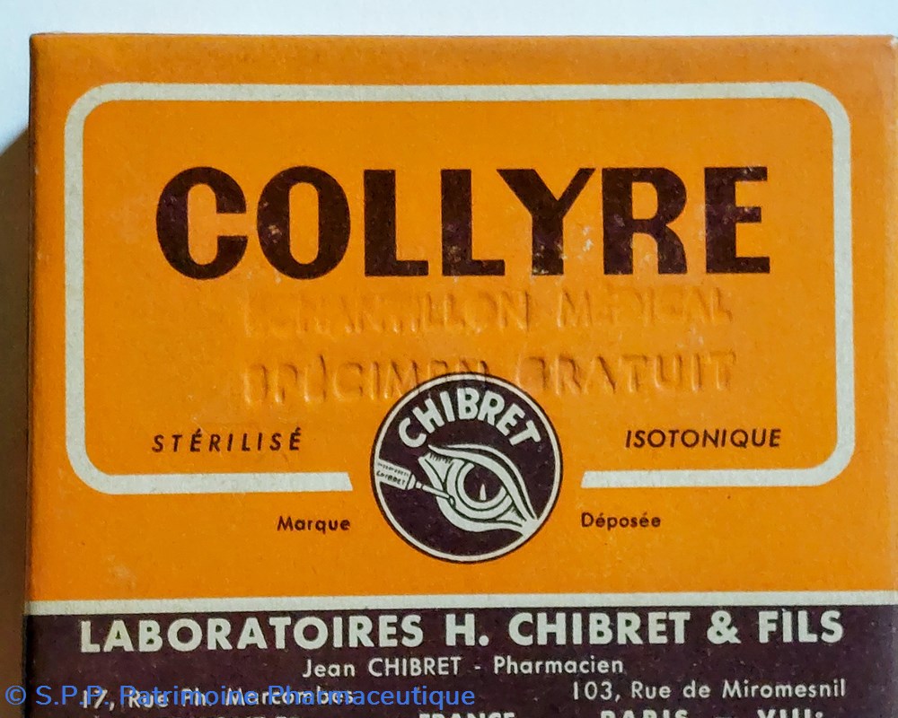 COLLYRE TOSMILÉNE CHIBRET 4 science pharmacie collyre tosmilene chibret
