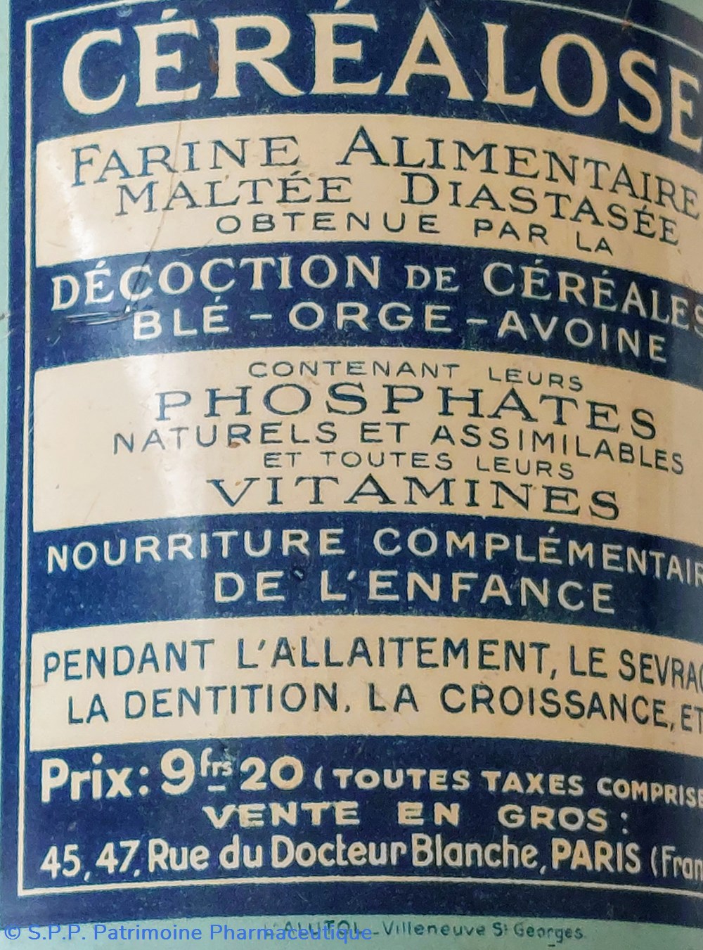 science pharmacie cerealose farine alimentaire