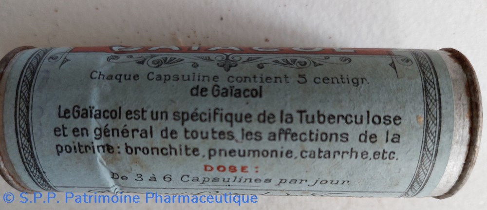 GAÏACOL Capsules rondes - Farmacia
