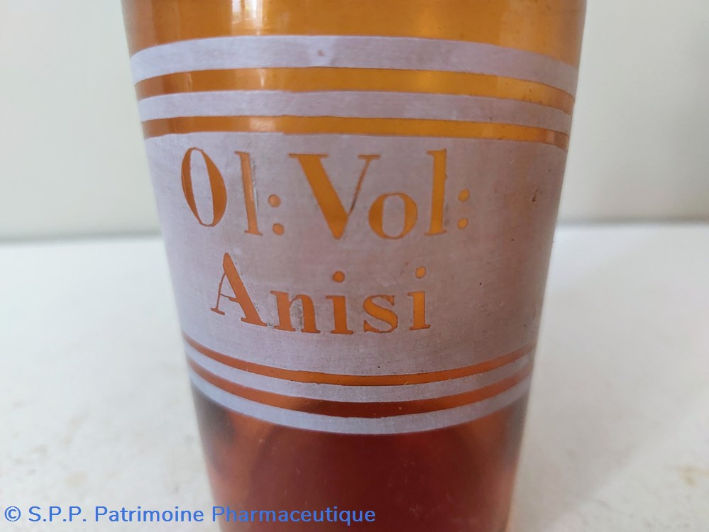 science pharmacie flacon 14 5 en verre ambre ol vol anisi
