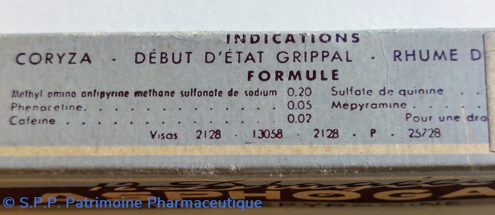 science asphogan 12 dragees a la mepyramine