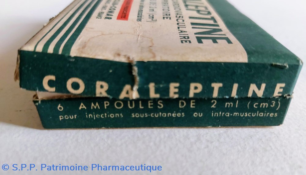 CORALEPTINE Lab. CLIN-COMAR 4 science pharmacie coraleptine lab clin comar