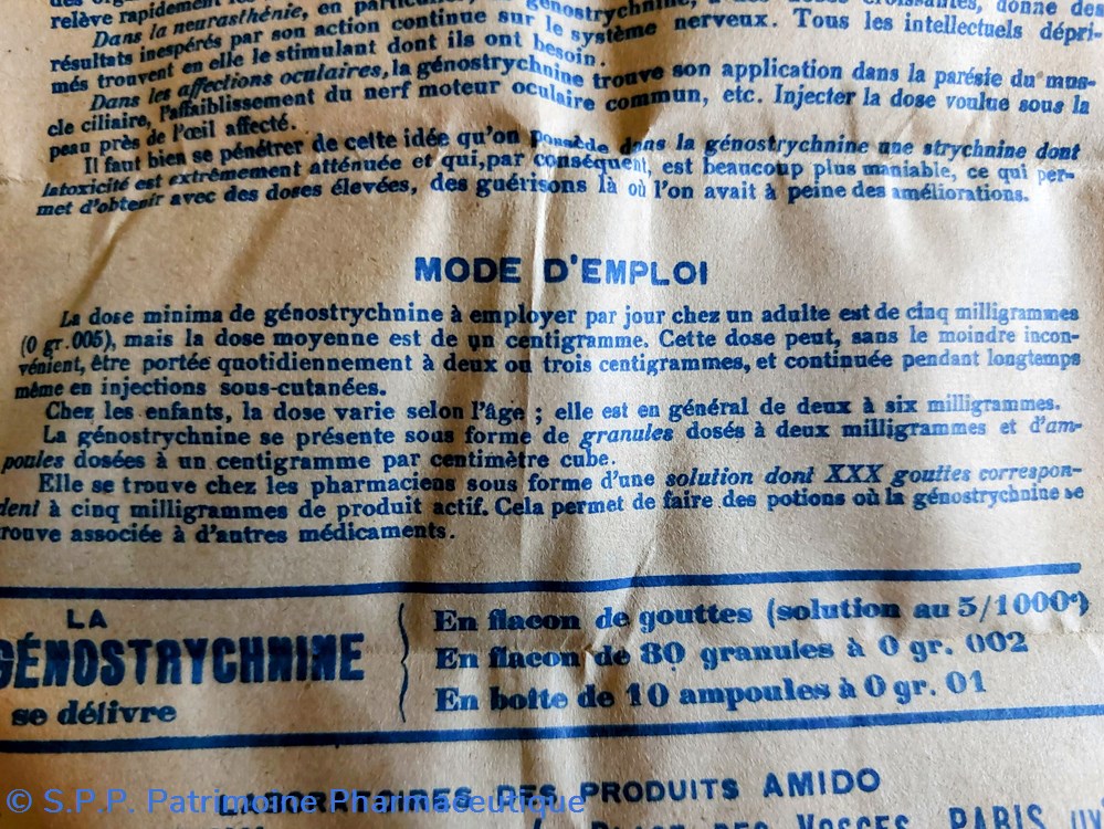 science pharmacie genostrychnine gouttes