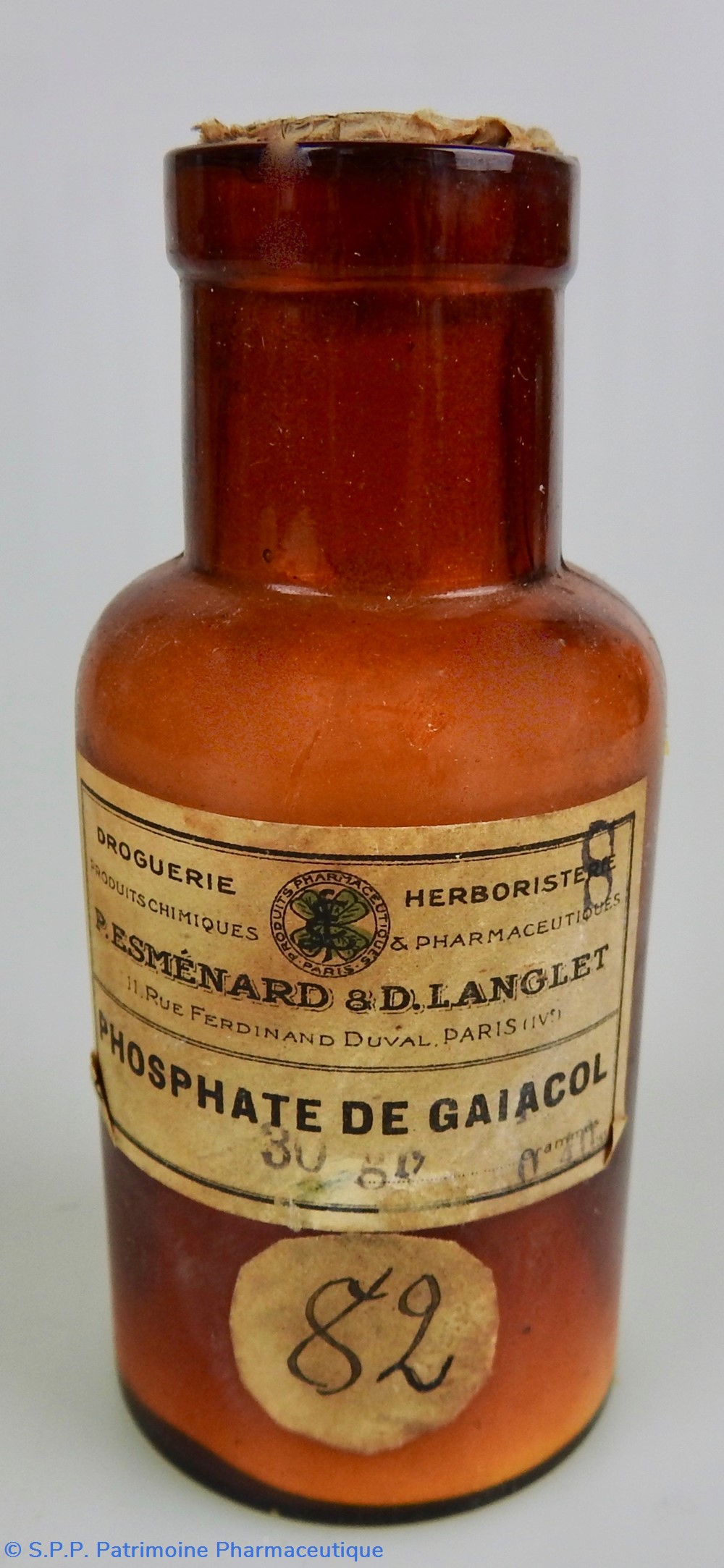 PHOSPHATE DE GAÏACOL science pharmacie phosphate de gaiacol