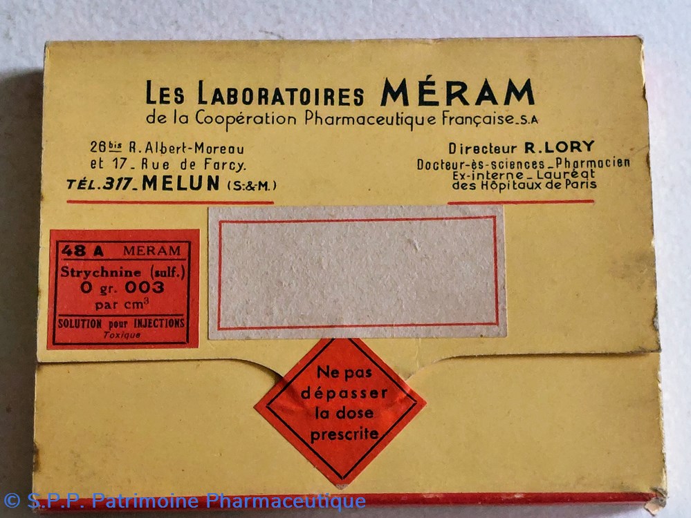 science pharmacie strychnine 48 a 12 ampoules meram