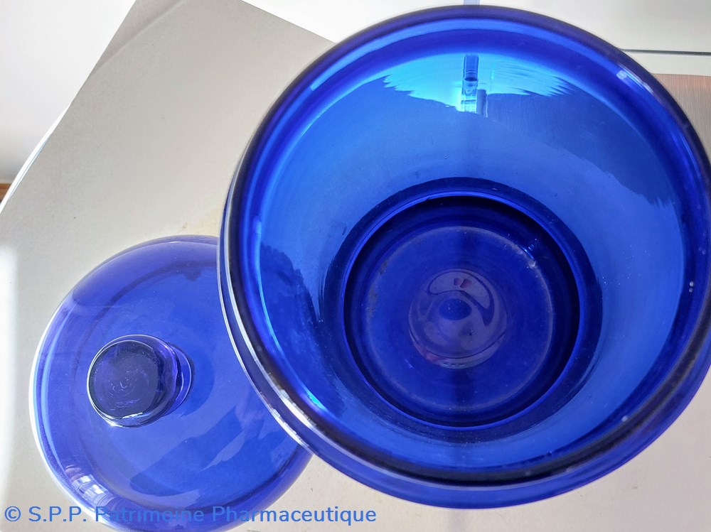 Bleu / Pot de Pharmacie en verre bleu cobalt 25 cm 3 science bleu pot de pharmacie en verre bleu cobalt 25 cm