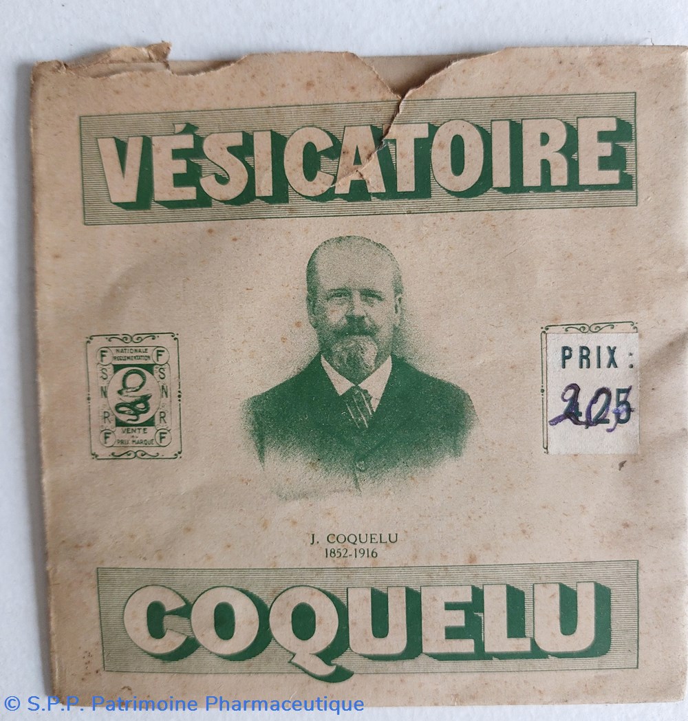 VESICATOIRE COQUELU ( Pansements) science vesicatoire coquelu pansements