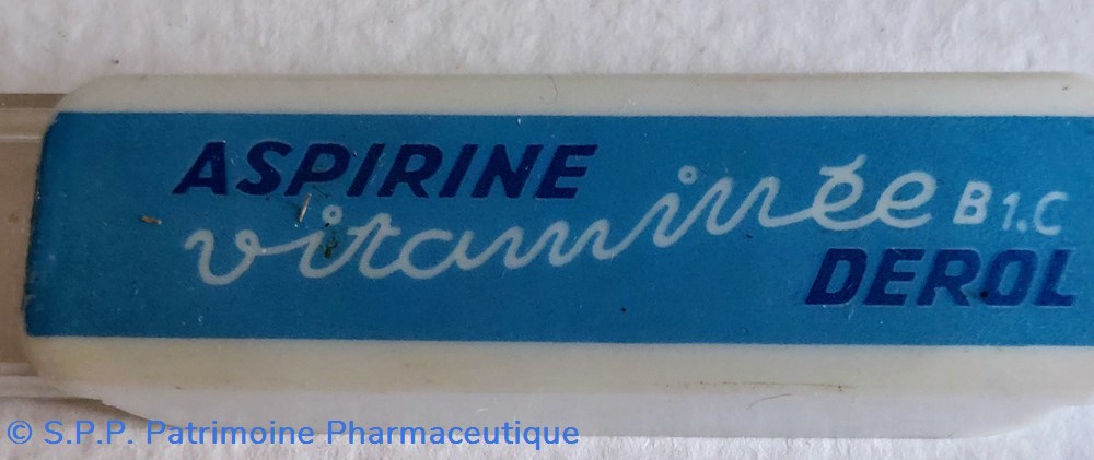 ÉTUI D'ASPIRINE vitaminée B1 C ( Pilulier) science etui aspirine vitaminee b1 c pilulier