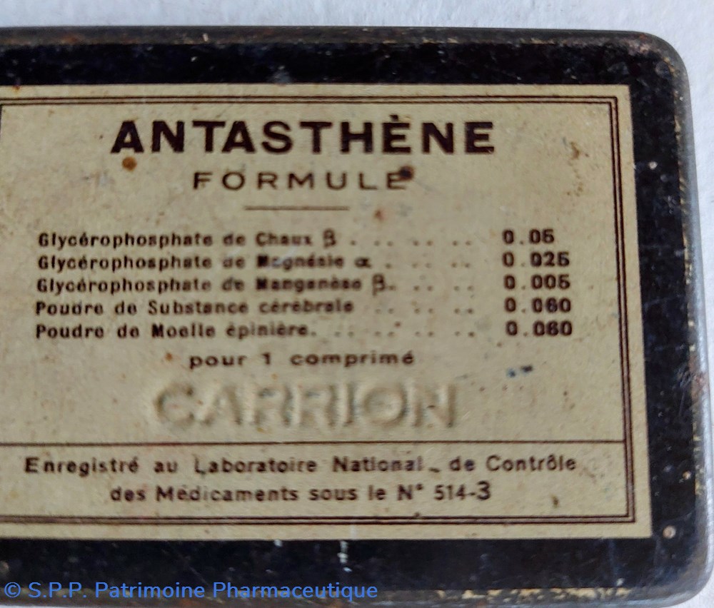 science antasthene carrion comprimes