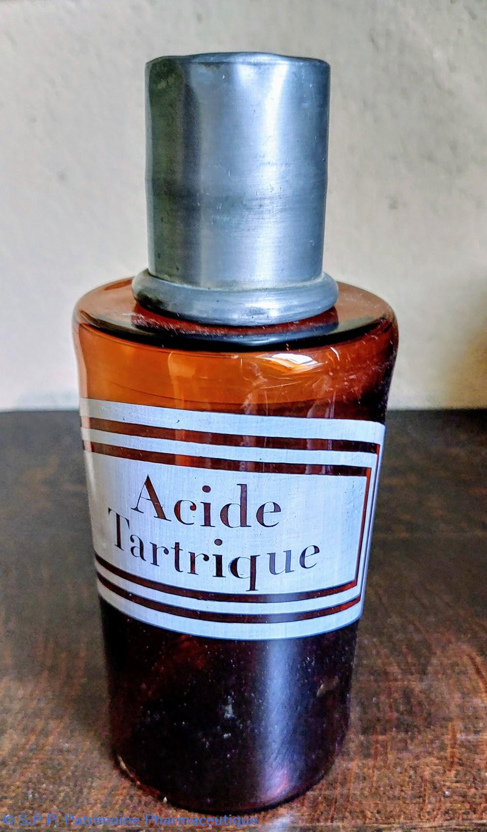 science pharmacie sn acide tartrique bouteille verre ambre