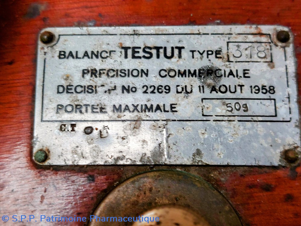 TREBUCHET Balance de précision TESTUT 4 science pharmacie trebuchet balance de precision testut