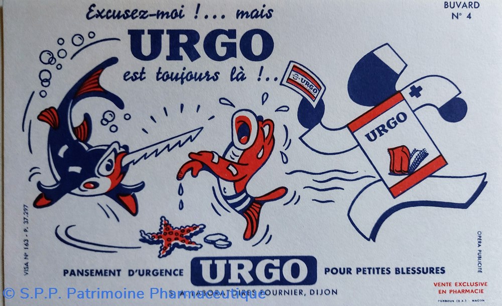 URGO ( Buvard n 4) 4 science pharmacie urgo buvard n 4