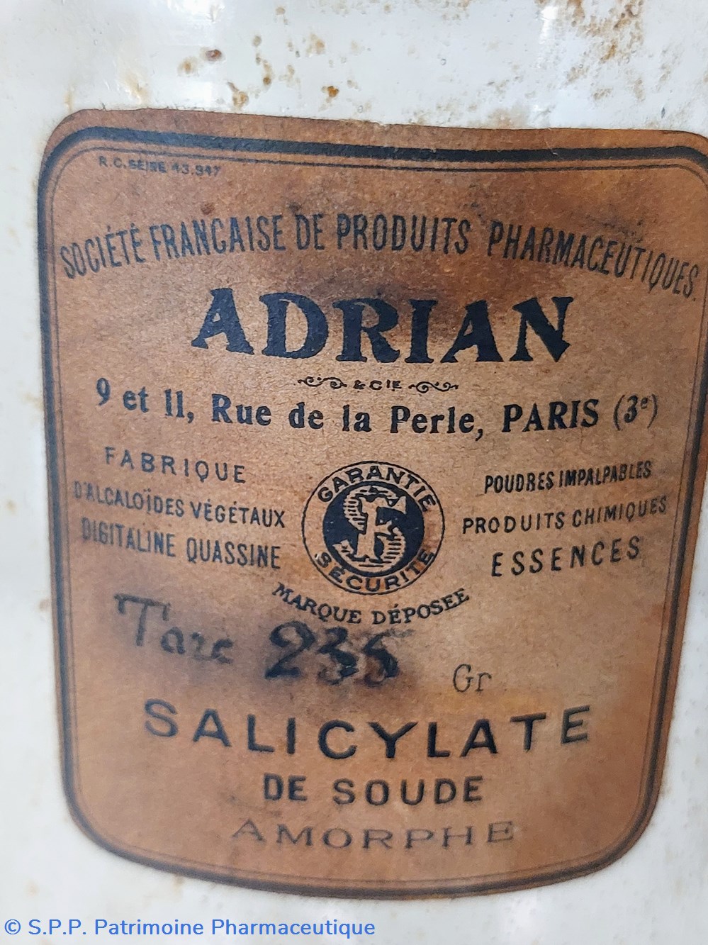 science pharmacie salicylate de soude amorphe flacon
