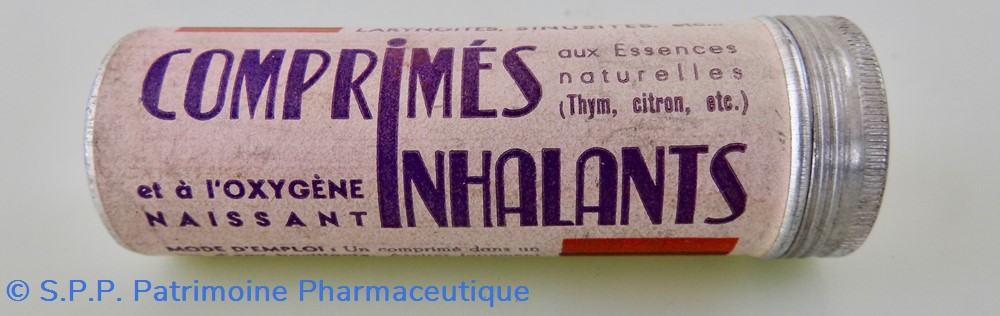 COMPRIMÉS INHALANTS science pharmacie comprimes inhalants