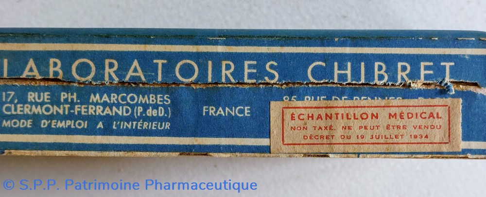 COLLYRE INTERMÉDINE CHIBRET Ampoules 3 science pharmacie collyre intermedine chibret ampoules