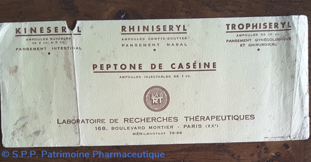 science pharmacie ampoules du laboratoire de recherches therapeutiques paris xx
