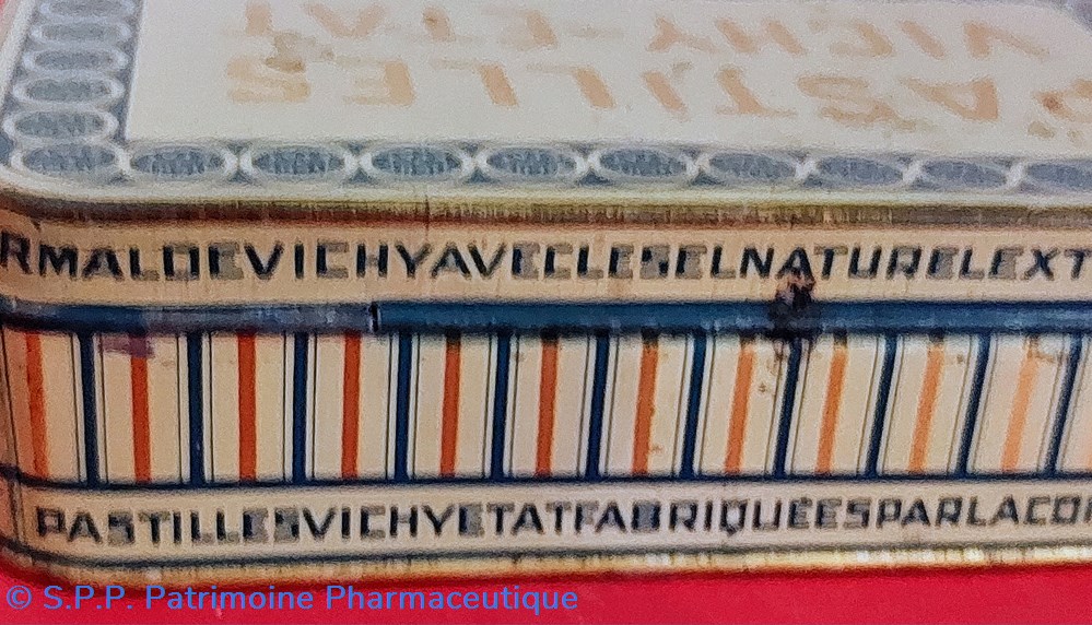 science pharmacie pastilles vichy etat boite metallique