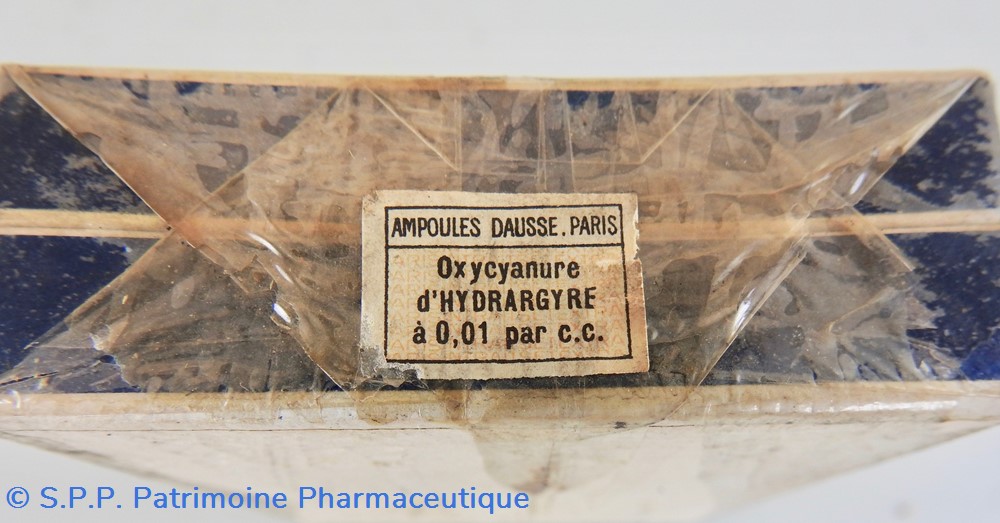 Oxycyanure d'Hydrargyre Ampoules 3 science pharmacie oxycyanure hydrargyre ampoules