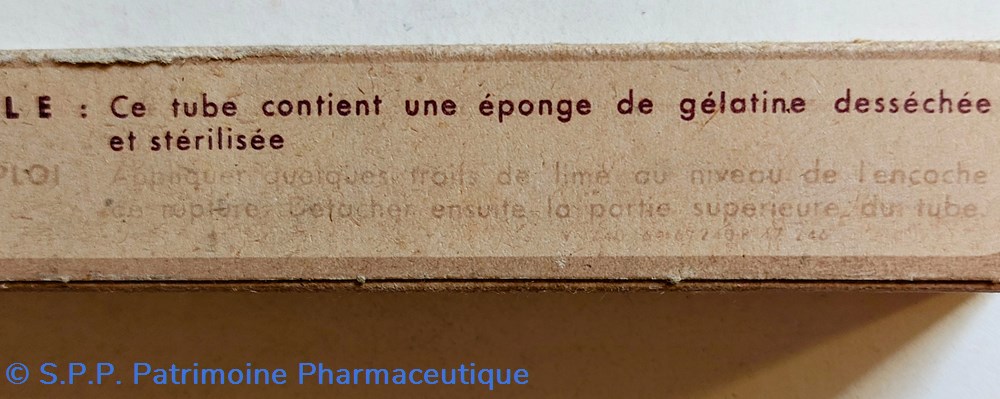 SPONGEL ROUSSEL - Éponge de gélatine 2 science pharmacie spongel roussel eponge de gelatine