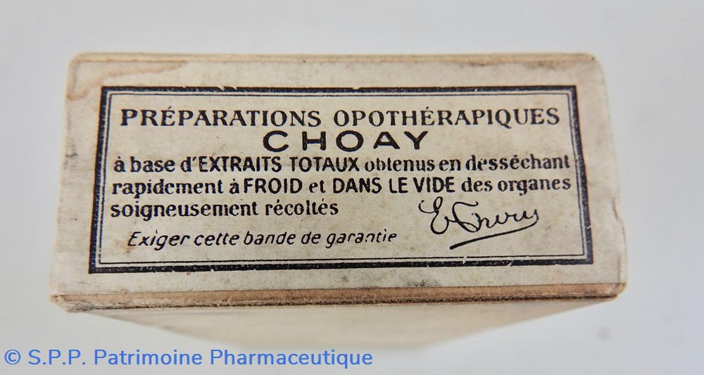 SYNCRINES CHOAY Opothérapie Surréno-Hypophyso-Orchitique 2 science pharmacie syncrines choay opotherapie surreno hypophyso orchitique