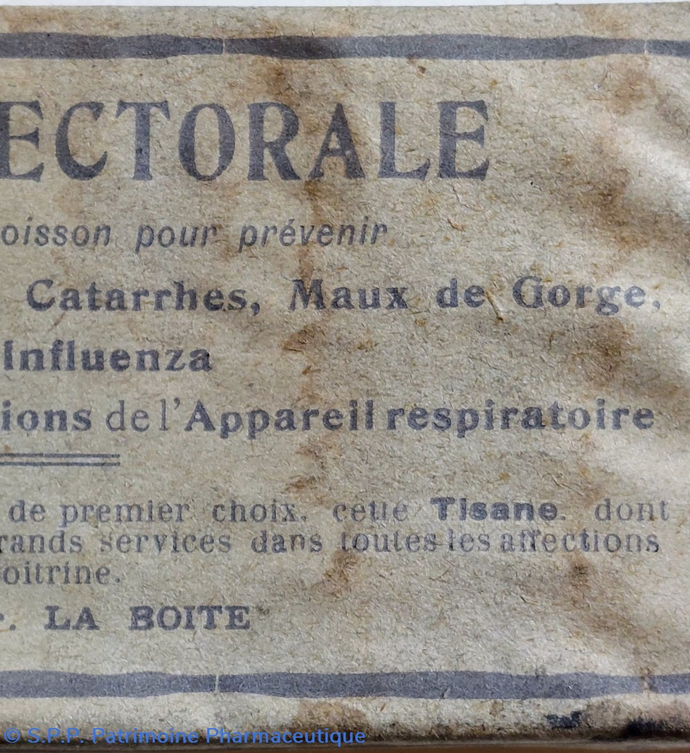 TISANE PECTORALE Lab. L. RIBOUD 4 science pharmacie tisane pectorale lab l riboud