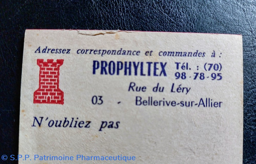 Petit bloc notes PROPHYLTEX 3 objets publicitaires petit bloc notes prophyltex