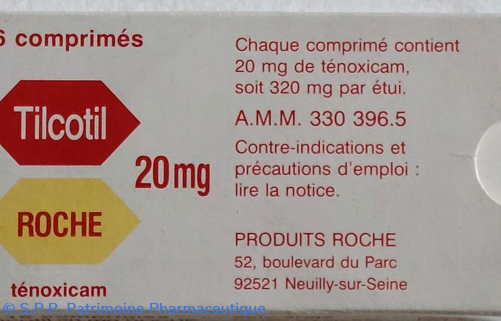 TILCOTIL 20 Mg - 16 Comprimés science tilcotil 20 mg 16 comprimes